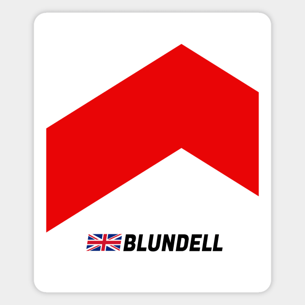F1 Legends - Mark Blundell Magnet by sednoid